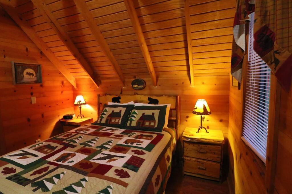 Cute Updated Mountain Cabin Fireplace #3 Helen Luaran gambar
